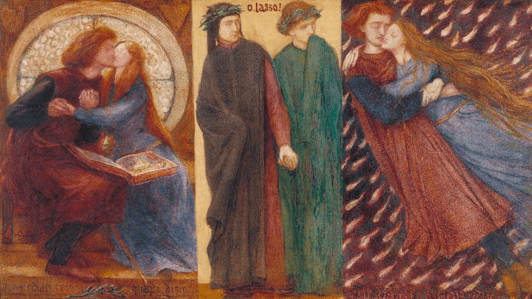  Dante Charles Gabriel Rossetti (1828-1882), <em>Paolo e Francesca </em> 